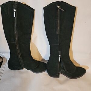 Donald J Pliner  Devi3 Suede‎ Boot Black Women Size 6 M